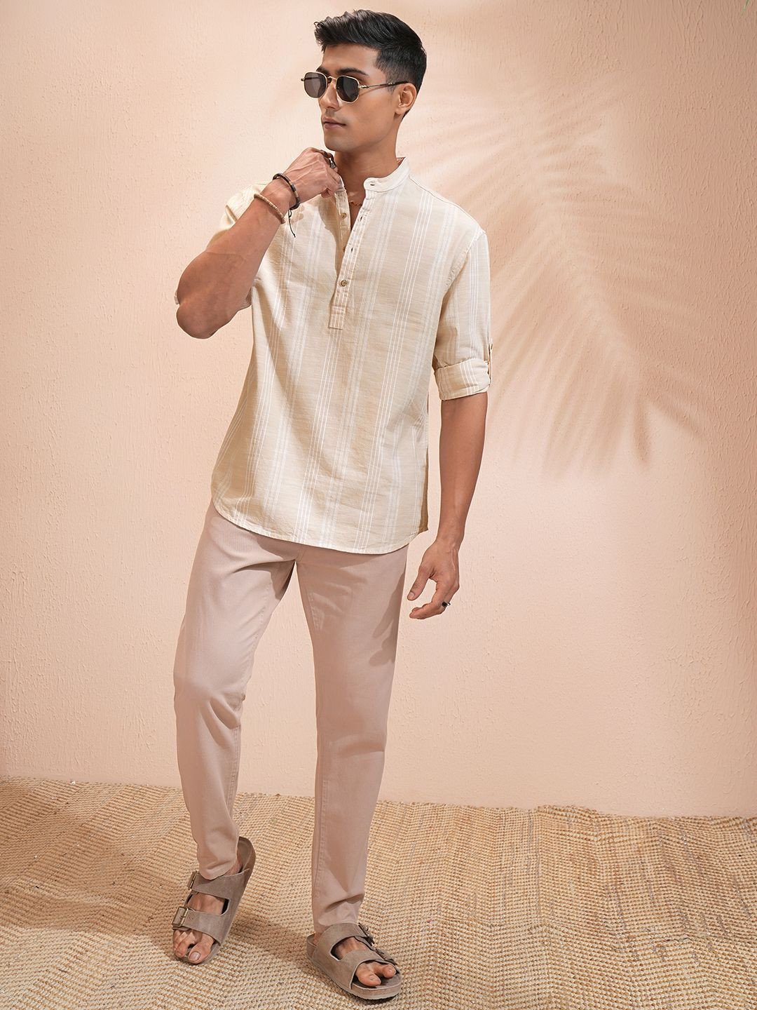 Men Striped Relaxed Shirt
