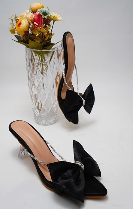 TRYME Chunky Spool Heels Comfortable & Trendy Party Block Heel Sandals For Womens & Girls