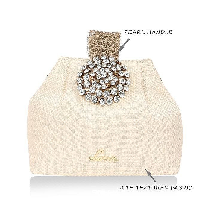 Lavie Women's Tiana Embellished Potli | Ladies Purse Handbag