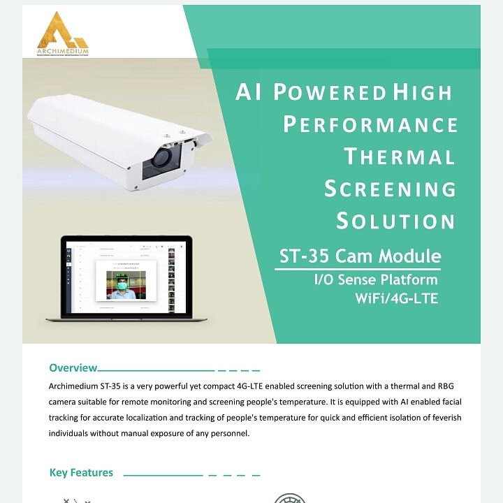 High Performance Thermal Screening Solution St-35 Cam Module