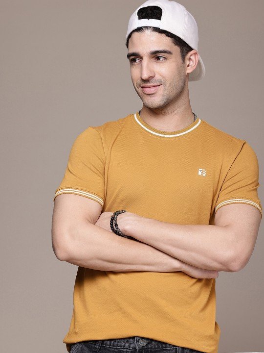 Pure Cotton Round Neck T-shirt